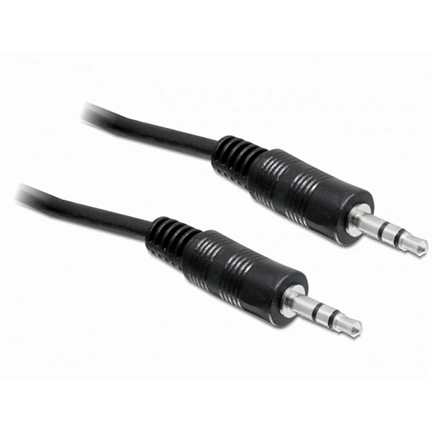 DELOCK Cable Audio DC jack 3.5 mm 3 pin male / male 5 m