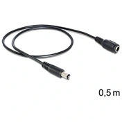 DELOCK Cable DC Extension 5.5 x 2.1mm male > fema