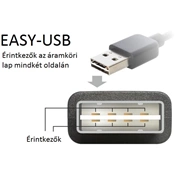 DELOCK Cable EASY-USB 2.0-A male -> USB 2.0 mini male 5 m