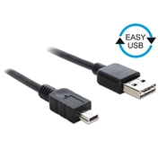 DELOCK Cable EASY-USB 2.0-A male -> USB 2.0 mini male 5 m