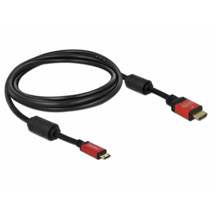 DELOCK Cable HDMI-A male to HDMI Mini-C male 4k (84337)