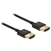 DELOCK Cable High Speed HDMI with Ethernet - HDMI-A male > HDMI-A male 3D 4K 0,5 m Premium (84786)