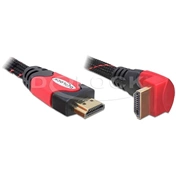 DELOCK Cable High Speed HDMI with Ethernet angled A-A / male-male 3m (82687)