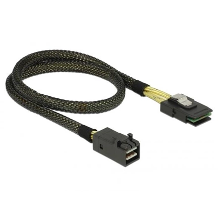 DELOCK Cable Mini SAS HD x 4 SFF 8643 male -> Mini SAS x 4 36 Pin SFF 8087 male 0.5 m DELOCK Cable Mini SAS HD x 4 SFF 8643 male -> Mini SAS x 4 36 Pin SFF 8087 male 0.5 m