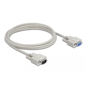 DELOCK Cable RS-232 serial Sub-D9 male / female 3m (84289)