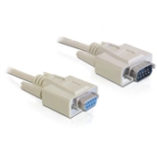 DELOCK Cable RS-232 serial Sub-D9 male / female 5m (84016)