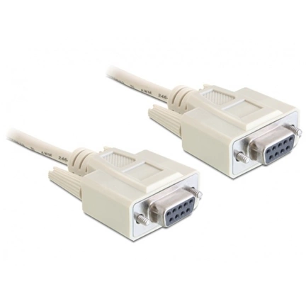 DELOCK Cable Serial 9pin female / female 1,8m (84077)