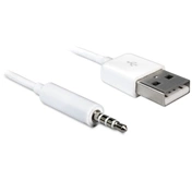 DELOCK Cable USB-A male > Stereo jack 3.5 mm male 4 pin IPod Shuffle 1 m