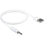 DELOCK Cable USB-A male > Stereo jack 3.5 mm male 4 pin IPod Shuffle 1 m