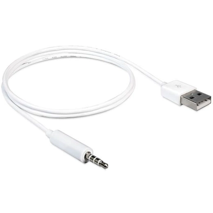 DELOCK Cable USB-A male > Stereo jack 3.5 mm male 4 pin IPod Shuffle 1 m