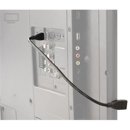 DELOCK Cable USB 2.0 A male > A female ShapeCable 0,35 m (83498)