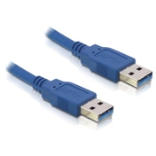 DELOCK Cable USB 3.0-A male / male 1m (82534)