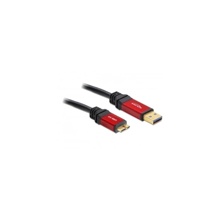 DELOCK Cable USB 3.0-A > micro-B male / male 3m Premium (82762)