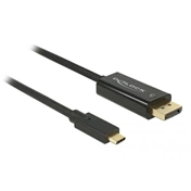 DELOCK Cable USB type-C csatlakozó > Displayport csatlakozó 4k 1m
