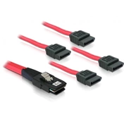 DELOCK Cable mini SAS 36 pin to 4 x SATA (SFF 8087 > 4 x SATA) 50 cm