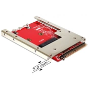 DELOCK Converter IDE 44 Pin > mSATA with 2.5” Frame (7 mm) (62495)