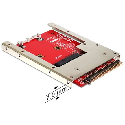 DELOCK Converter IDE 44 Pin > mSATA with 2.5” Frame (7 mm) (62495)
