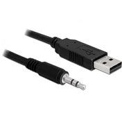 DELOCK Converter USB 2.0 male > Serial-TTL 3.5 mm stereo jack 1.8 m (5 V) (83115)