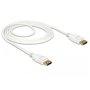 DELOCK DP 1.2 -> DP St/St 1.5m fehér 4K 60Hz