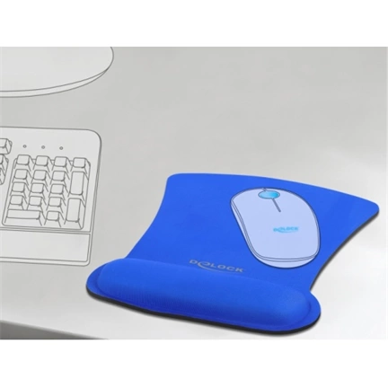 DELOCK Ergonómikus egérpad csuklótámasszal