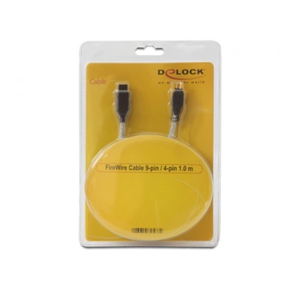 DELOCK FireWire cable 9p/4p 1m