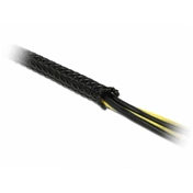 DELOCK Fonott kábelharisnya nyújtható 10 m x 3 mm fekete (3 év)