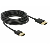DELOCK HDMI-kábel Ethernettel - HDMI-A > HDMI-A, 3D 4k 4,5m aktív vékony prémium (84775) DELOCK HDMI-kábel Ethernettel - HDMI-A > HDMI-A, 3D 4k 4,5m aktív vékony prémium (84775)