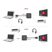 DELOCK HDMI Audio Extraktor 4k 60Hz kompakt