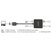 DELOCK HDMI Audio Extraktor 4k 60Hz kompakt