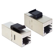 DELOCK Keystone modul RJ45 jack to RJ45 jack Cat.6