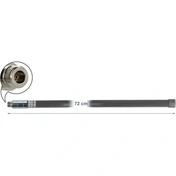 DELOCK LPWAN 433+868 MHz antenna N-hüvely 2dBi 72cm irányítatlan rögzített kültéri szürke