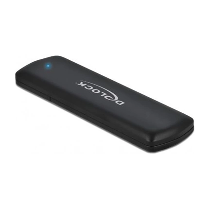 DELOCK M.2 NVMe PCIe SSD-hez kapcsolódó külső memória ház USB 3.1 gen2 Type-C