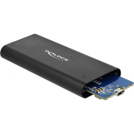 DELOCK M.2 NVMe PCIe SSD-hez kapcsolódó külső memória ház USB Type-C™ anya