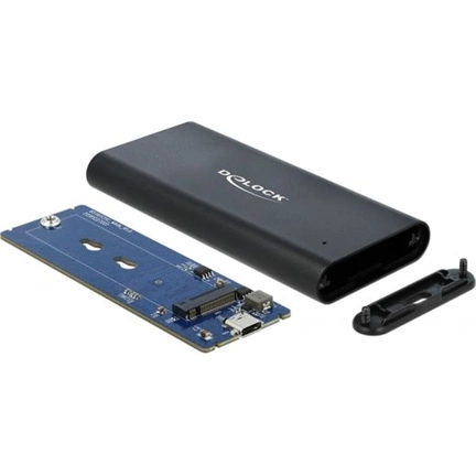 DELOCK M.2 NVMe PCIe SSD-hez kapcsolódó külső memória ház USB Type-C™ anya