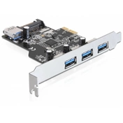 DELOCK PCI Express -> 3 x external + 1 x internal USB 3.0 (89301)