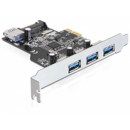 DELOCK PCI Express -> 3 x external + 1 x internal USB 3.0 (89301)