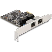 DELOCK PCI Express x1 Card to 2 x RJ45 Gigabit LAN RTL8111
