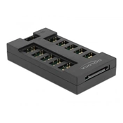 DELOCK RGB Hub 10 porttal ARGB LED-ekhez