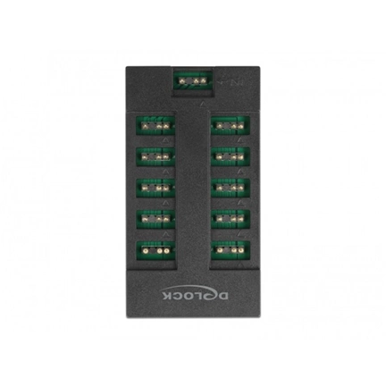 DELOCK RGB Hub 10 porttal ARGB LED-ekhez