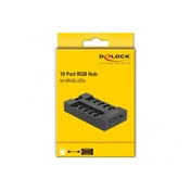 DELOCK RGB Hub 10 porttal ARGB LED-ekhez