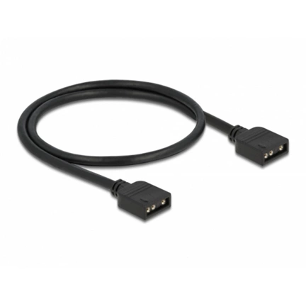 DELOCK RGB csatlakozó kábel 3 tűs 5 V-s RGB / ARGB LED fényhez 30 cm hosszú