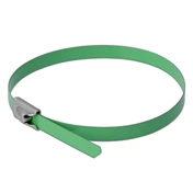 DELOCK Rozsdamentes Acél Kábelkötegek (200x4,6mm) 10db zöld