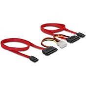 DELOCK SATA All-in-One cable for 2x HDD (84239)