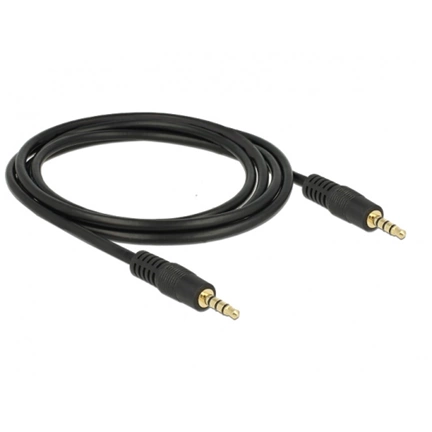 DELOCK Stereo 3.5 mm 4 pin plug > plug 2 m (83436)