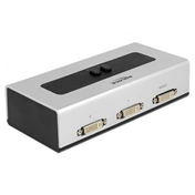 DELOCK Switch DVI 2 port manual bidirectional