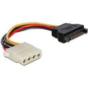 DELOCK Táp átalakító SATA 15pin male -> 4pin Molex female 12cm (60115)
