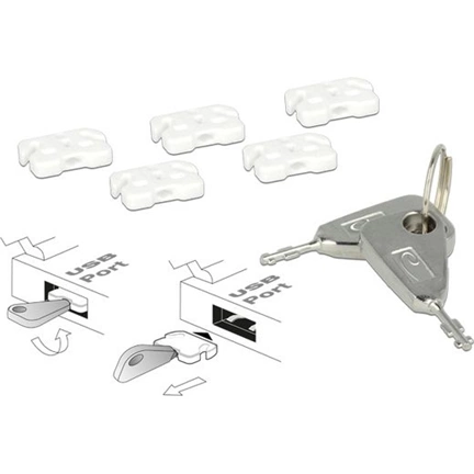 DELOCK USB-A port blokkoló