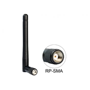 DELOCK WLAN 802.11 b/g/n Antenna RP-SMA 2 dBi Omnidirectional Joint