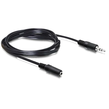 DELOCK audio kábel sztereo jack 3.5 mm male / female 3m (84002)