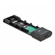 DELOCK külső ház M.2 NVMe PCIe vagy SATA SSD-hez USB 3.2 Gen 2 Type-C 10Gb/s szerszám nélküli DELOCK külső ház M.2 NVMe PCIe vagy SATA SSD-hez USB 3.2 Gen 2 Type-C 10Gb/s szerszám nélküli